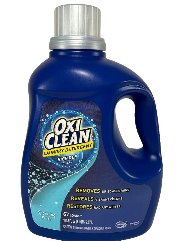OxiClean Liquid Laundry Detergent Sparkling Fresh Scent 67 Loads 100.5 oz JUMBO gallery