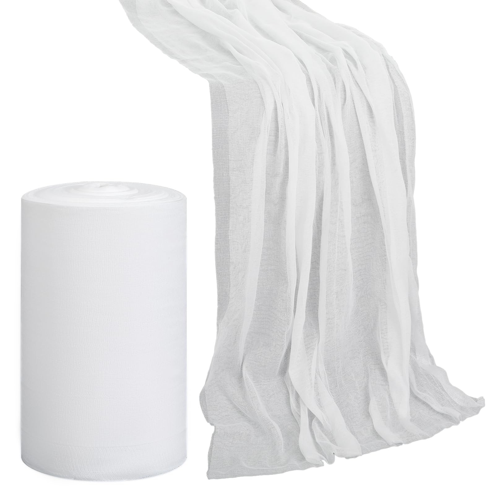 70 Yard White Grade 50 Unbleached Cotton Cheesecloth Roll Straining Bulk gallery