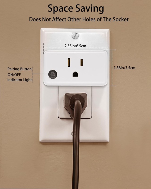 Remote Control Outlet, Wireless Wall Mounted Light Switch Kit, FCC & ETL List... gallery