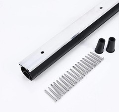 with Aluminum Track Retainer Universal U+O Ring Garage Door Bottom Seal16Ft