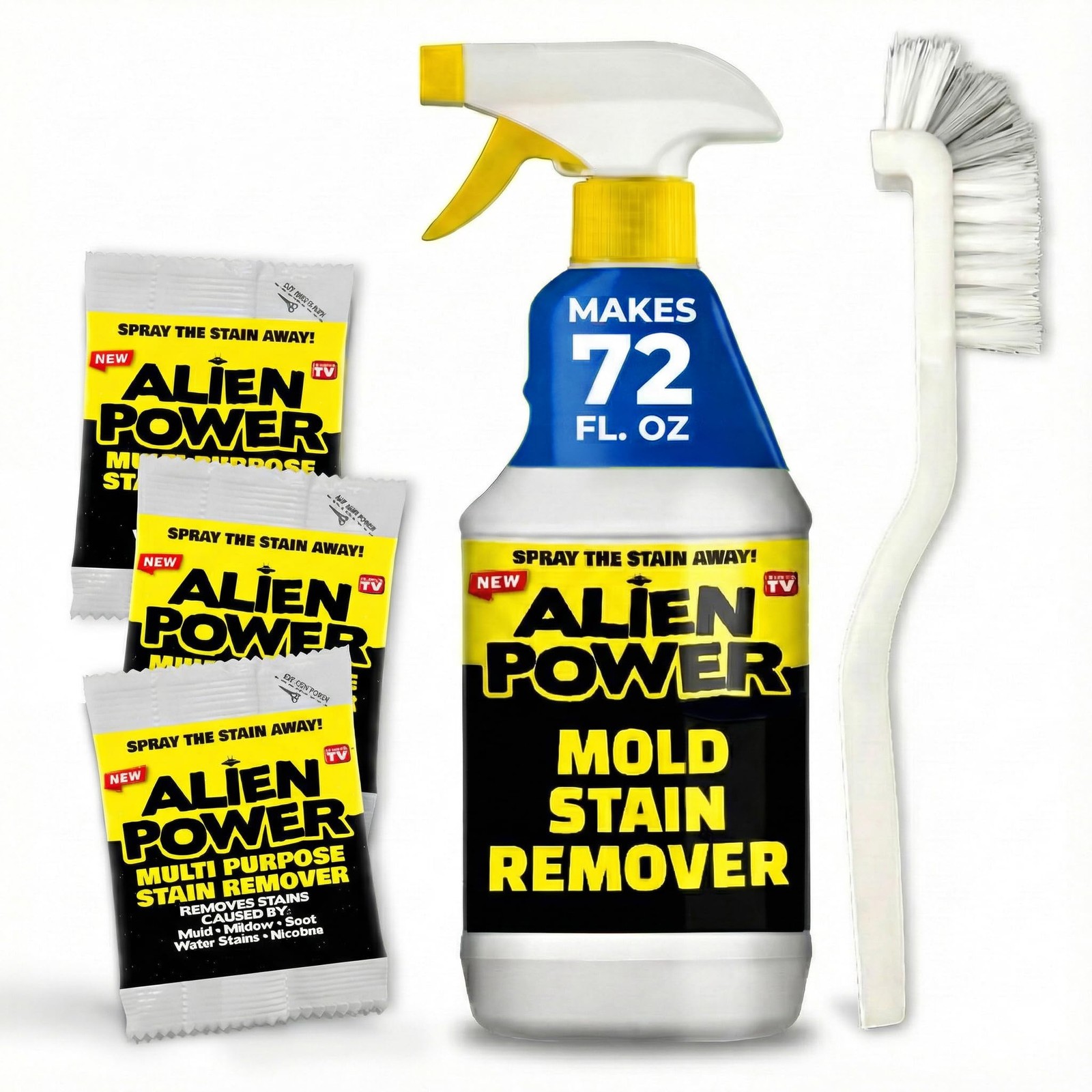Alien Tape Alien Power Stain Remover Spray 3 Pack Unscented All Purpose Cleaner gallery