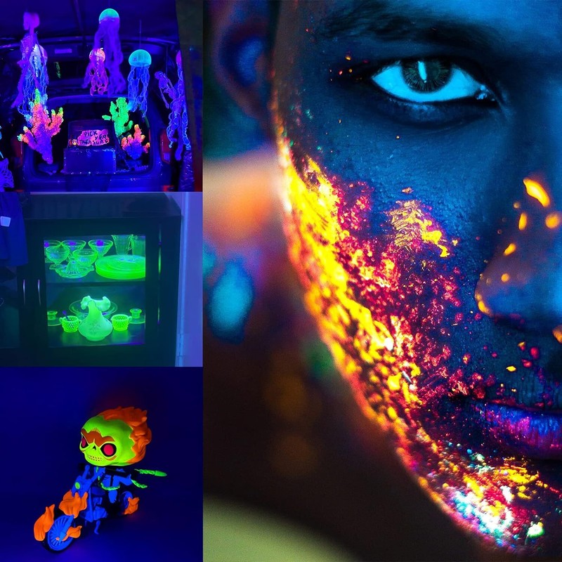 USB Black Light Bar 10W 1Ft Upgraded UV LED Blacklight Strip Lights Small Blac gallery
