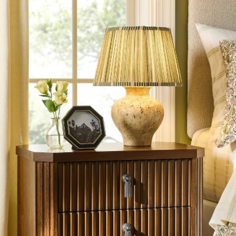 Printed Lamp Shade Green and neutral gallery