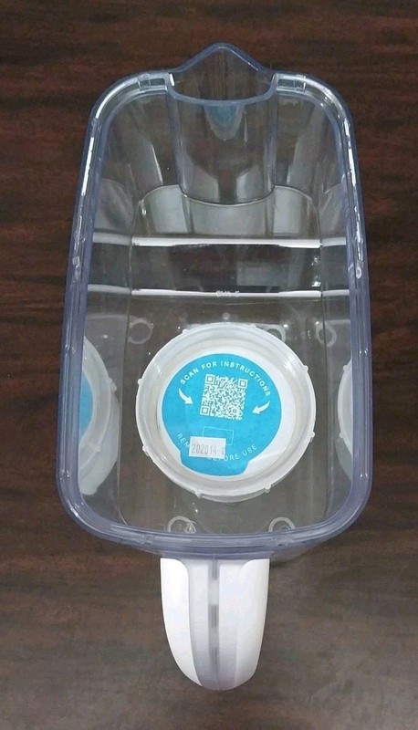 CLEARLY FILTERED Water Pitcher 10 Cups Affinity Filtration (Lid is Detached) gallery