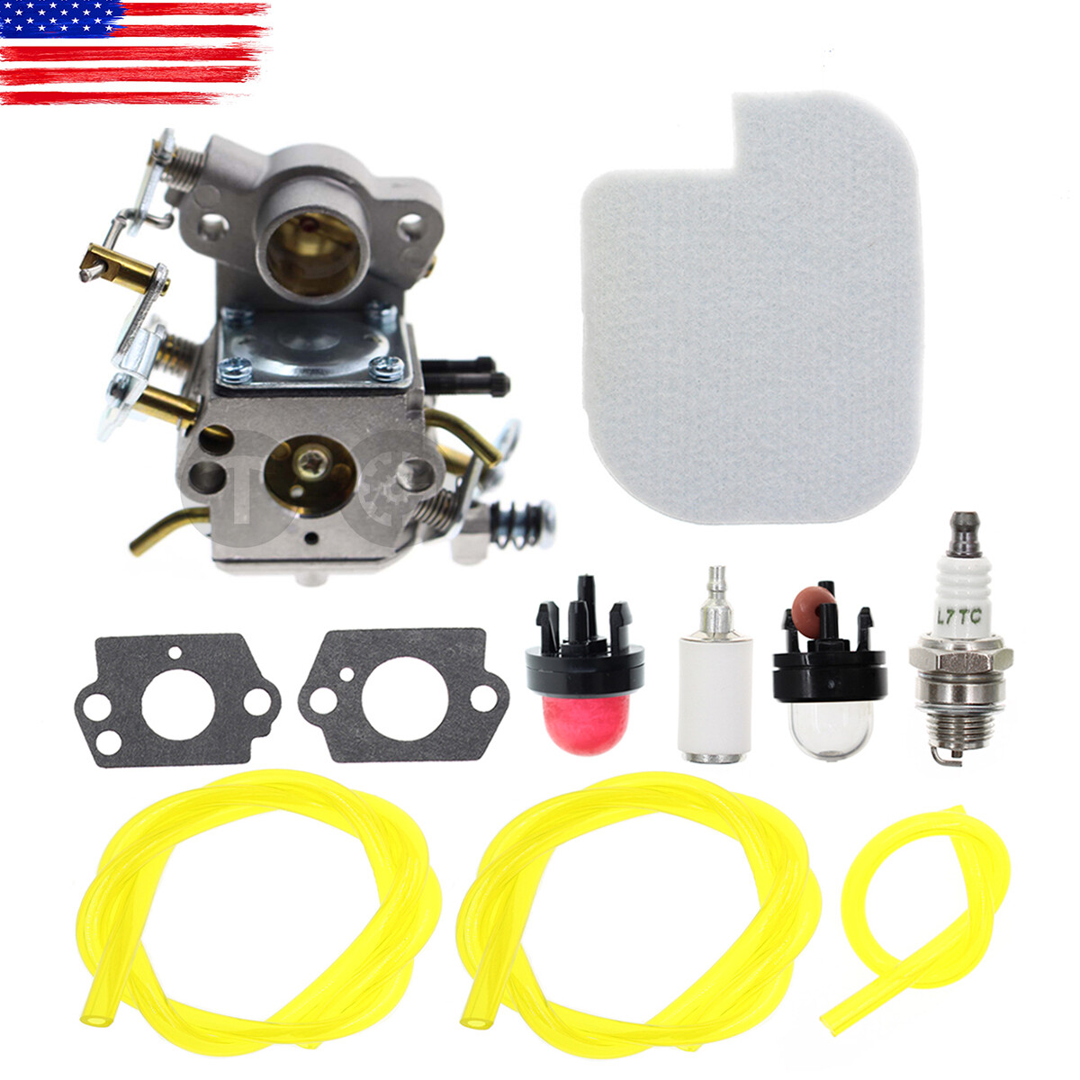 Carburetor Air Filter Fuel Filter Gaskets For Poulan PP3516AVX PP4218AVX P3314 gallery