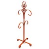 Vintage Metal Mug Tree Orange 4 Hook 13” Retro Boho Midcentury Coffee Cup Stand gallery