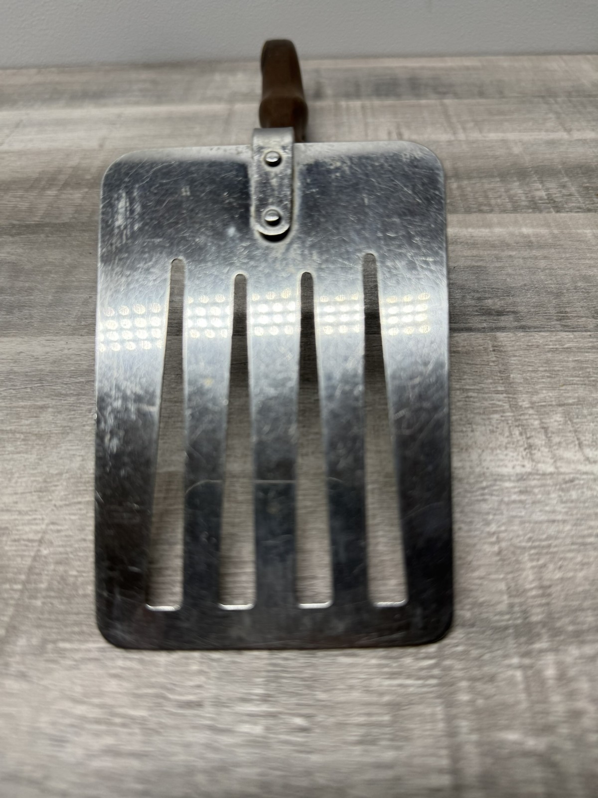 CUTCO No. 16 Slotted Spatula Turner Stainless Steel Blade Wood Handle USA Made gallery