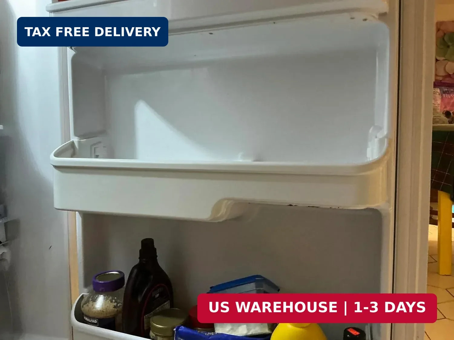 240337901 Door Bin Rack Compatible with Frigidaire Refrigerator ，(Middle Shelf) gallery
