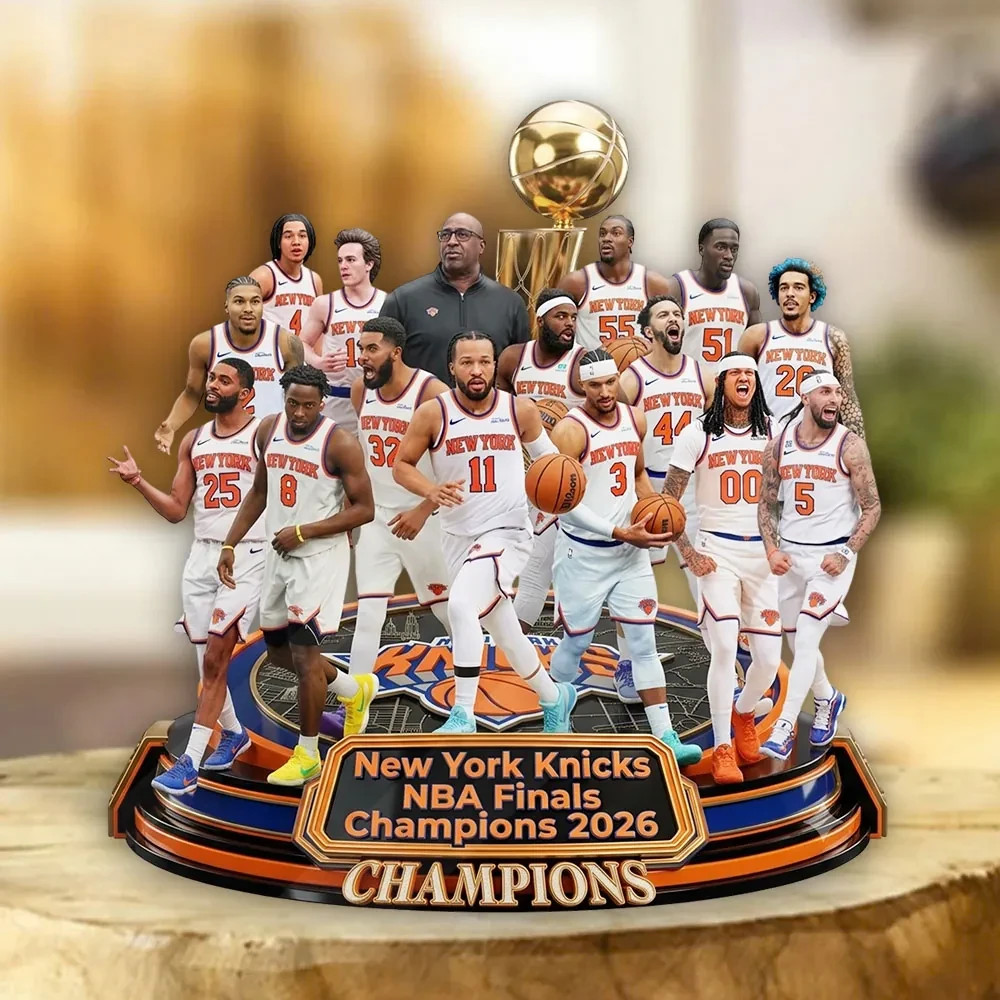 Knicks Champions 2026 Custom Shape Acrylic Plaque – 6802 gallery
