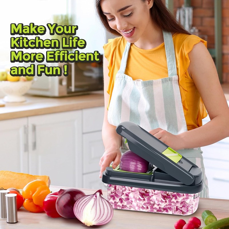Fullstar 11-Blasde Vegetable Chopper Dicer Mandoline Food Slicer gallery