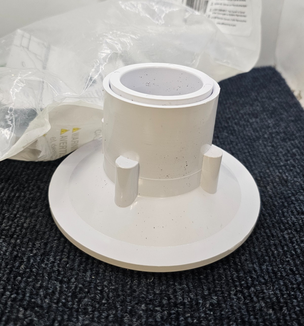 Pentair 08417-0000: Floor Inlet Fitting with 1.5" Slip Brushing 2" Slip - White gallery