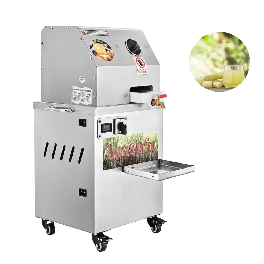Electric Sugar Cane Ginger Press Juicer Desktop Cane Machine 370W 280kg/h 110V gallery