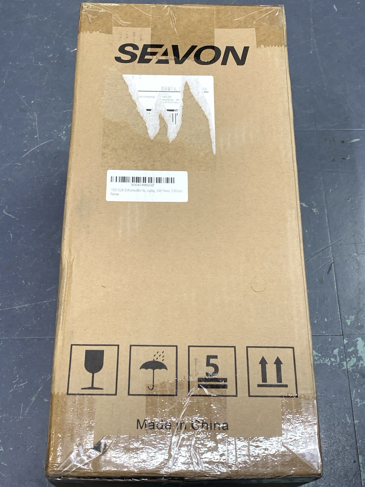 SEAVON 1500 Sq.ft Dehumidifier Smart Humidity Control & Display 24H Timer gallery