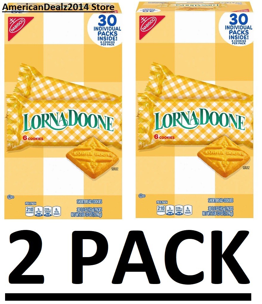2 PACK - Lorna Doone Shortbread Cookies (6 per pk., 30 pk.) 45 oz Each Pack gallery