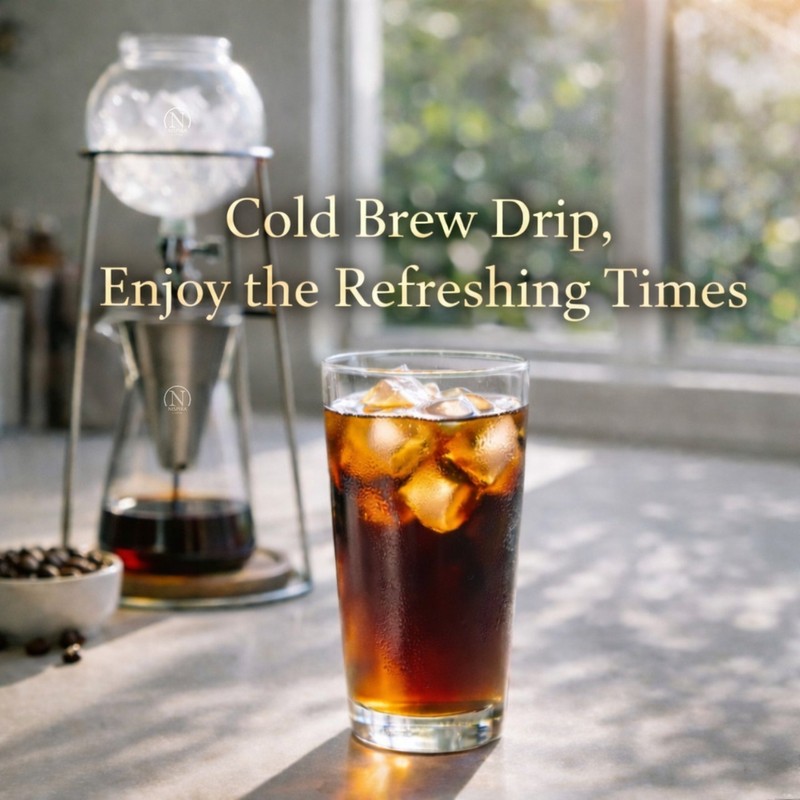 Iced Coffee Cold Brew Drip Coffee Maker Stainless Steal 400mL Borosilicate Glass gallery