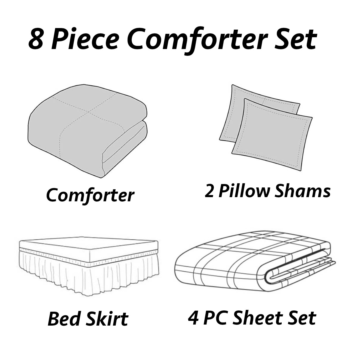 Embroidered Floral Pink and Black Comforter Set with Sheet Set! gallery