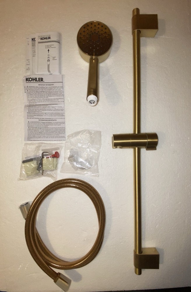 Awaken G90 24" three-function handshower kit, 1.75 gpm, Vibrant Brushed Moderne