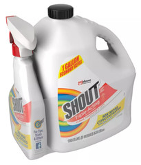 Shout Triple-Acting Laundry Stain Remover 128 fl. oz. refill + 22 fl. oz trigger