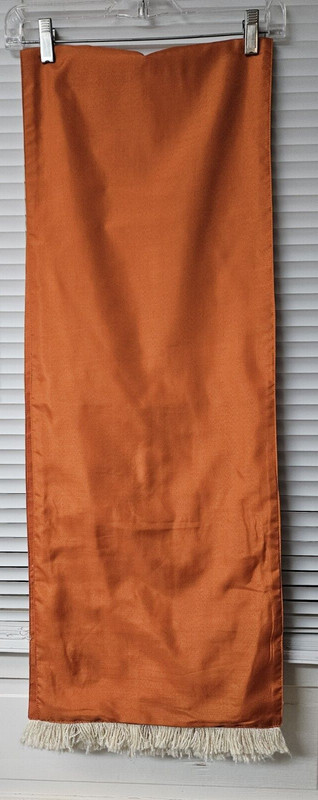 Pier 1 Easter Table Runner Orange Carrots Lined Cotton Linen Decorated Burlap gallery