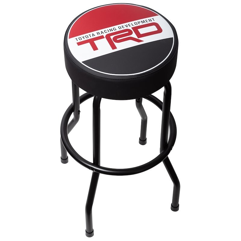 PLASTICOLOR TOYOTA RACING DEV TRD STOOL 004813R01 Round Vinyl Seat Non-Swivel gallery