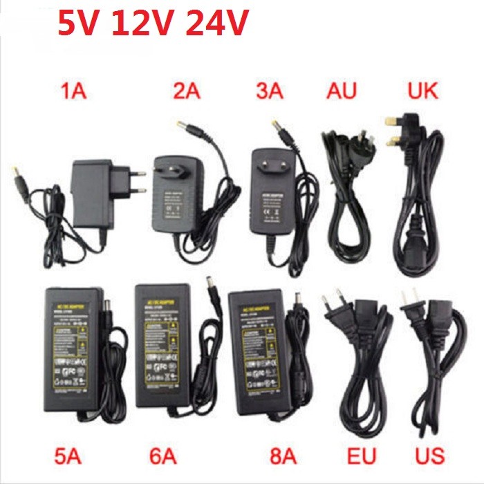 AC110 220V Power Supply Adapter LED Strip 1A 2A 3A 5A 6A 8A 10A DC 5V 12V 24V gallery