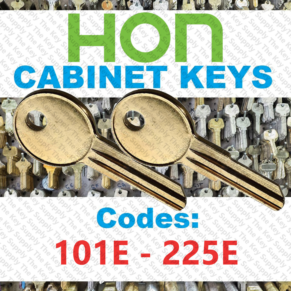 ( 2 pack) Two Hon Desk & File Cabinet keys / Select key code / Series 101E-225E gallery