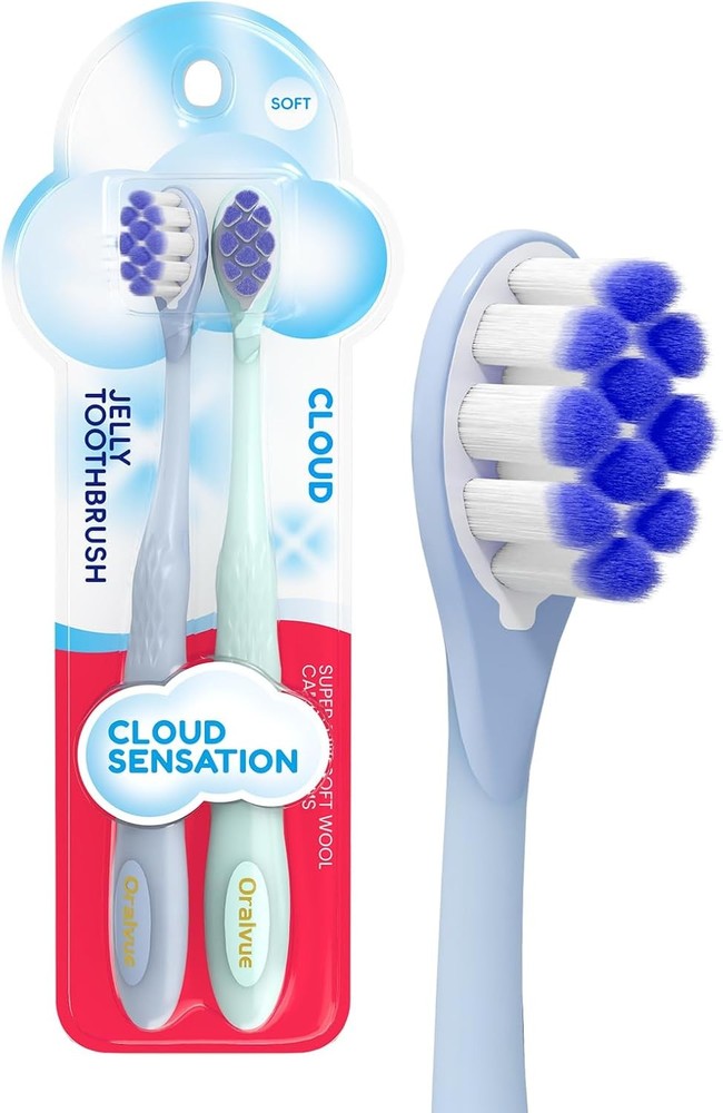 Extra Soft Toothbrushes for Adults,Ultra Soft Bristle Clean and Care for the