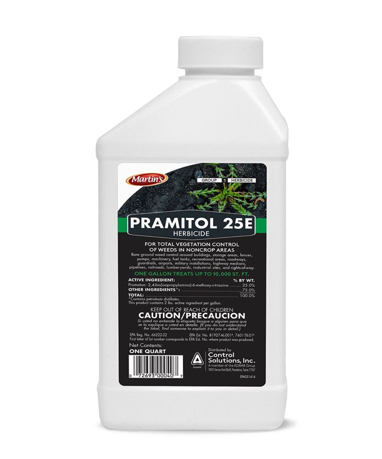 Martin's Pramitol 25E Non-Selective Herbicide 32 oz Bottle by Control Solutions gallery