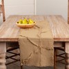 Table Runner Burlap Natural Farmhouse 13x48 Rect Patch Kitchen Decor VHC Brands gallery