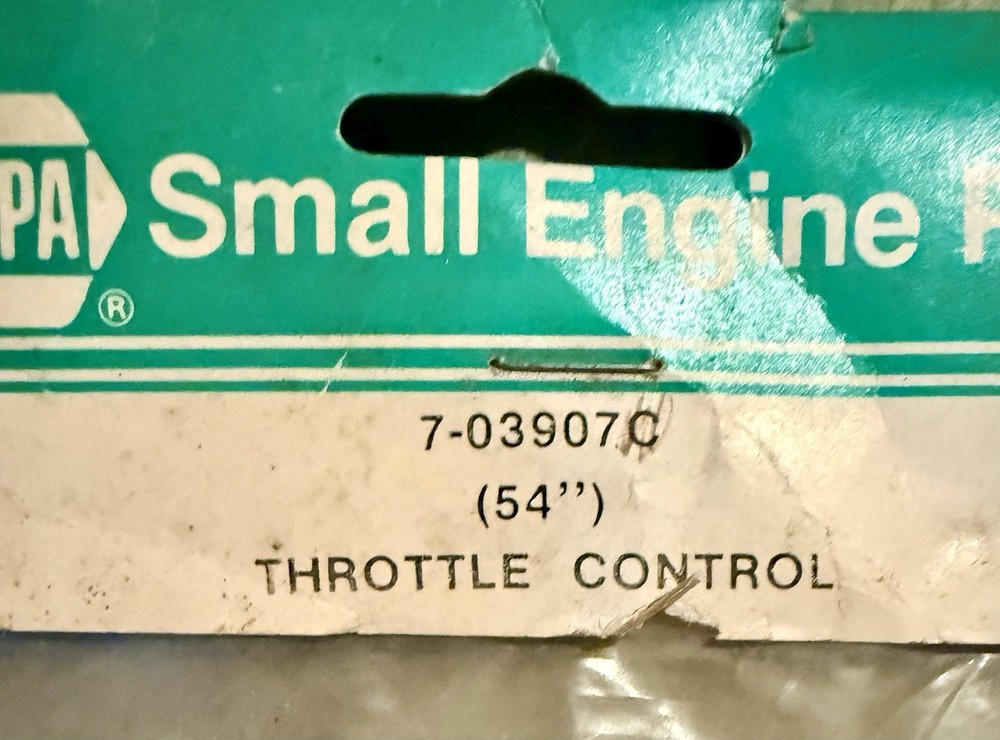 NAPA Small Engine Throttle Control Cable – 54”
