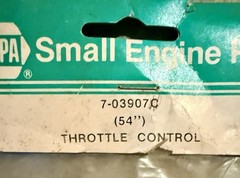 NAPA Small Engine Throttle Control Cable – 54”