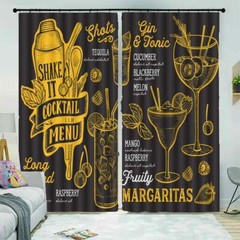 Bubble Sponge Lines 3D Curtain Blockout Photo Printing Curtains Drape Fabric