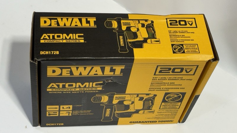 DeWalt DCH172B 20V Cordless 1" SDS Plus L-Shape Rotary Hammer (Tool Only) gallery