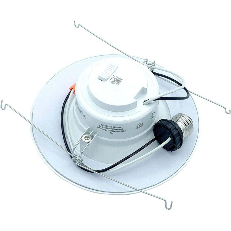 AH Lighting A7 6" LED Selectable 5CCT 14W Recessed Baffled Retrofit Kit gallery