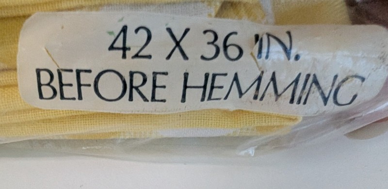 VTG Dantrel pillowcase set standard Dan River yellow gingham plaid spring NEW gallery
