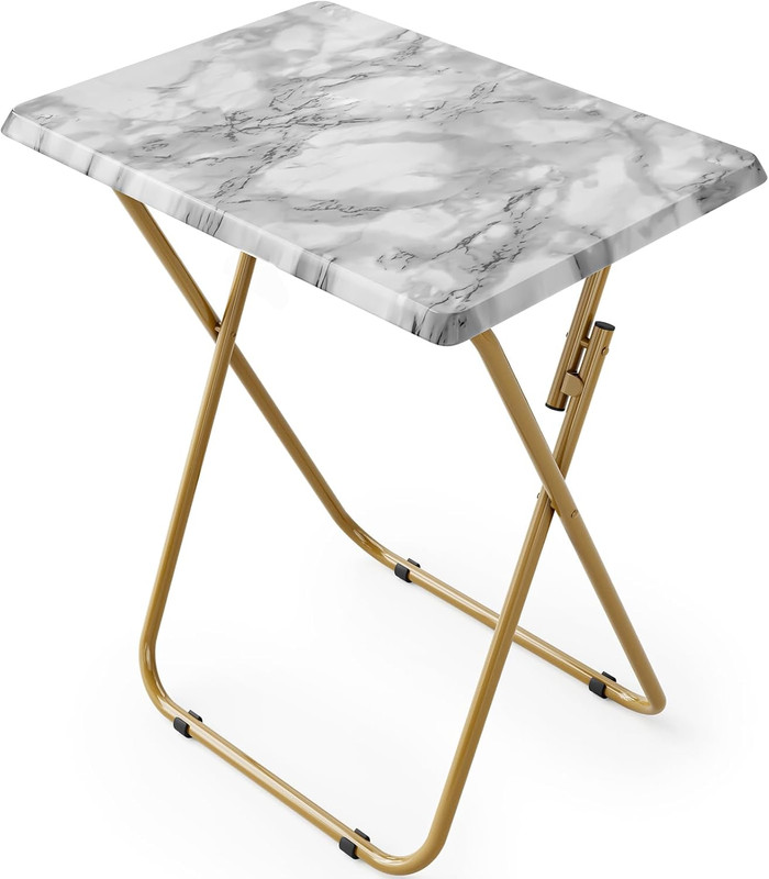 Folding TV Tray Table -Stable Tray Table with No Assembly Required, TV Dinner Tr gallery