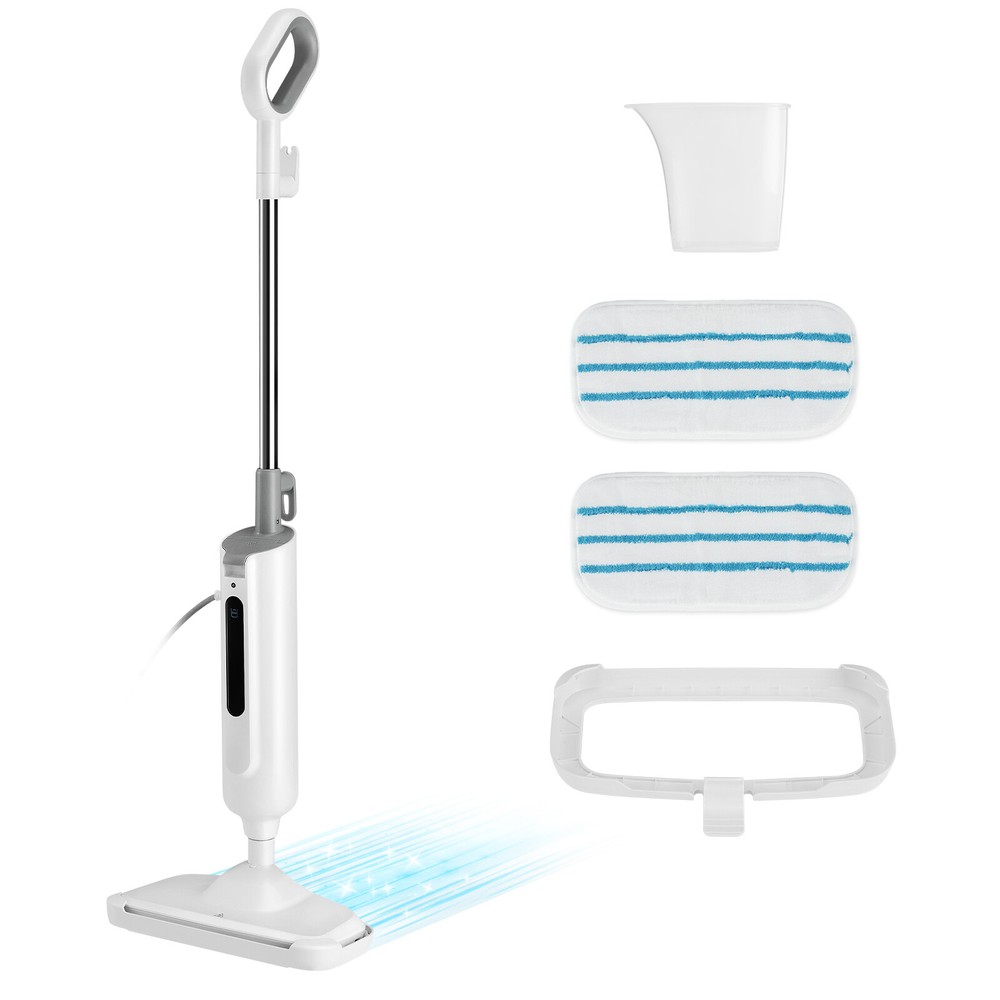 Lightweight Floor Steam Mop,Floor Carpet Washer for Multi-Surface,2 Washable Pad