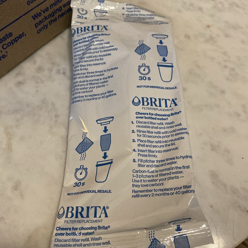 6 Pack Brita Refillable Filter Refill Packs for Pitchers & Dispensers, BPA-Free gallery
