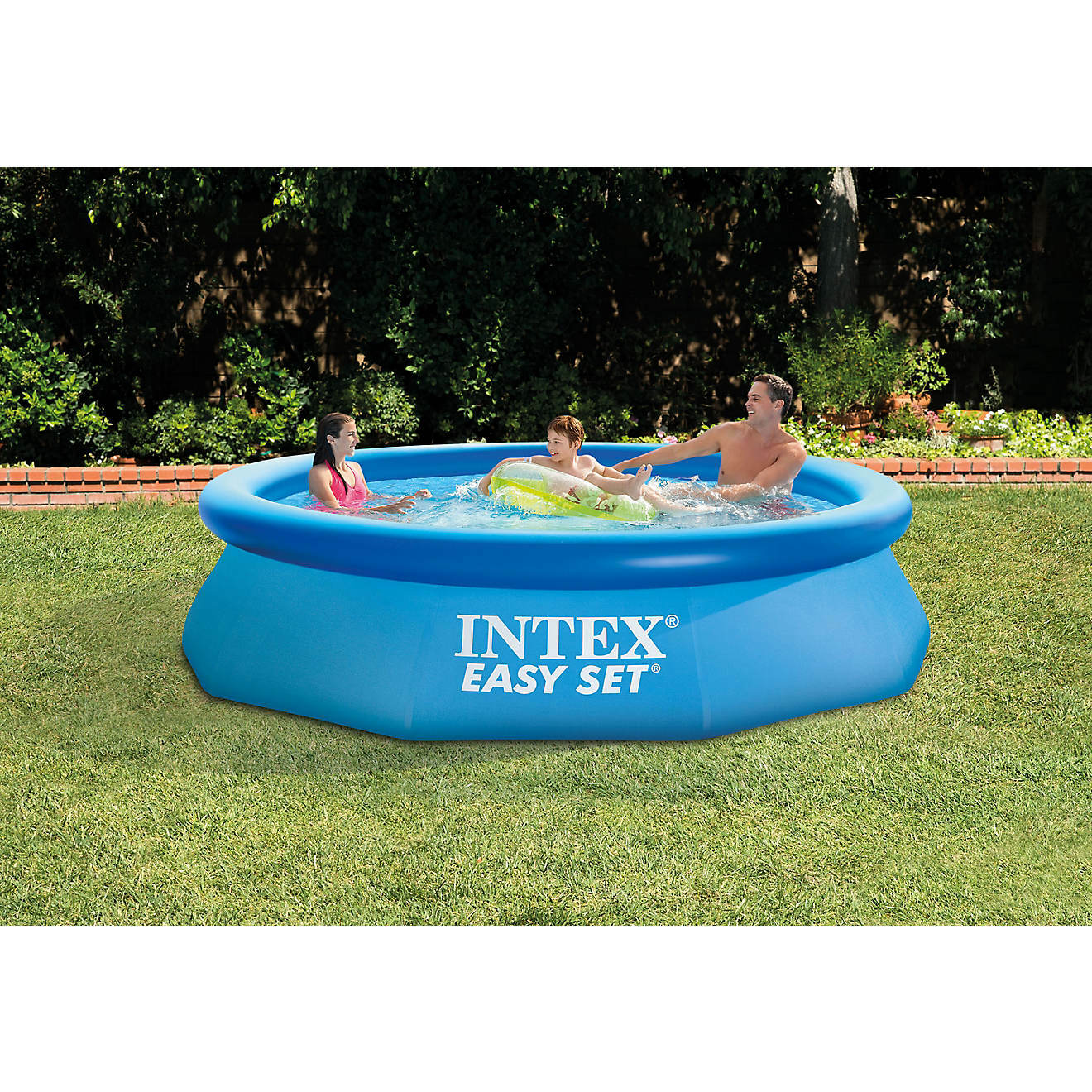 Intex Easy Set 10ft x 30in Above Ground Inflatable Round Swimming Pool for Kids gallery