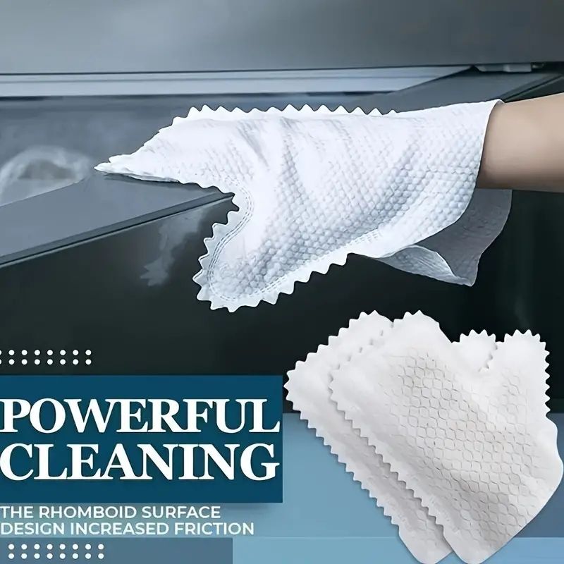 10pcs/pack Disposable Non-woven Cleaning Gloves Electrostatic Dust Removal gallery