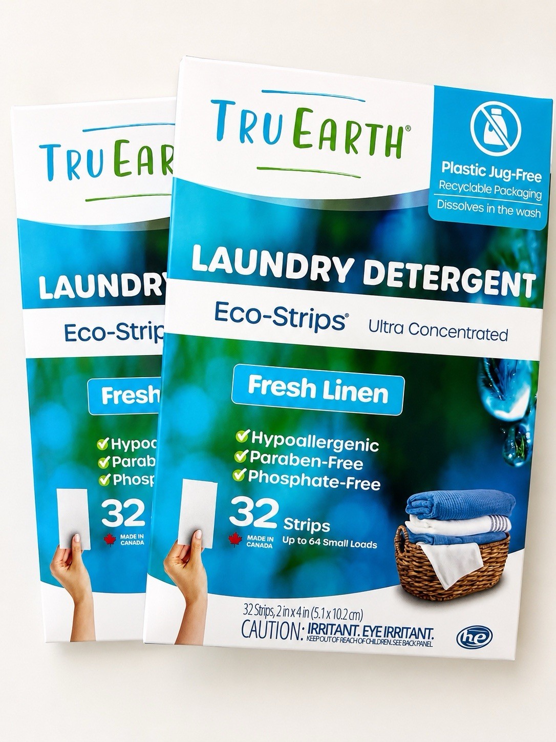 Tru Earth Compact Dry Laundry Detergent Sheets Up To 64 Loads Fresh Linen gallery