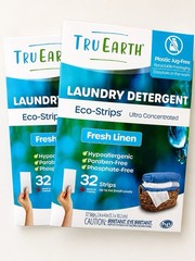 Tru Earth Compact Dry Laundry Detergent Sheets Up To 64 Loads Fresh Linen