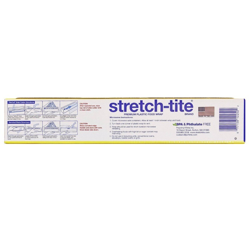 Stretch-Tite Plastic Food Wrap - 250 sq ft: BPA-Free, Multipurpose gallery