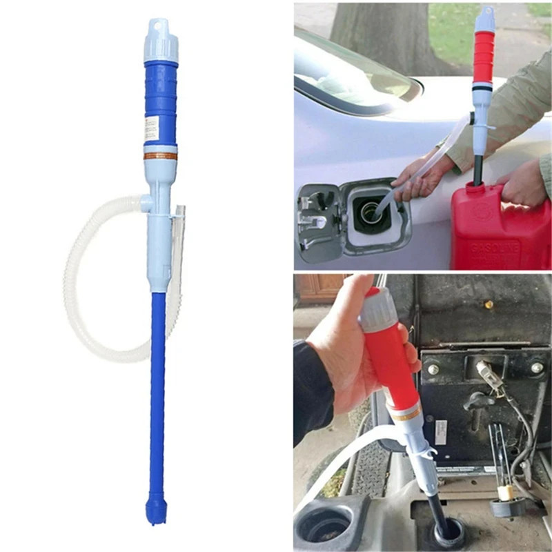 Battery Powered Electric Fuel Transfer Siphon Pump Gas Oil Water Liquid 2.2 GPM gallery
