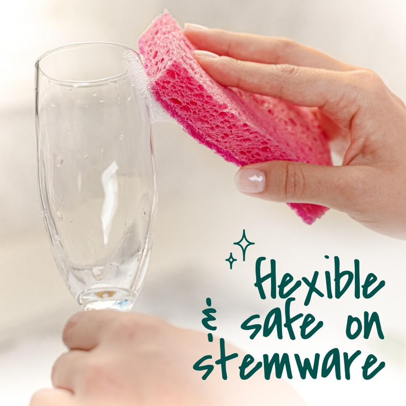 Scotch-Brite Delicate Clean Non-Scratch Scrub Sponge, 3 Nonscratch Kitchen Spong gallery
