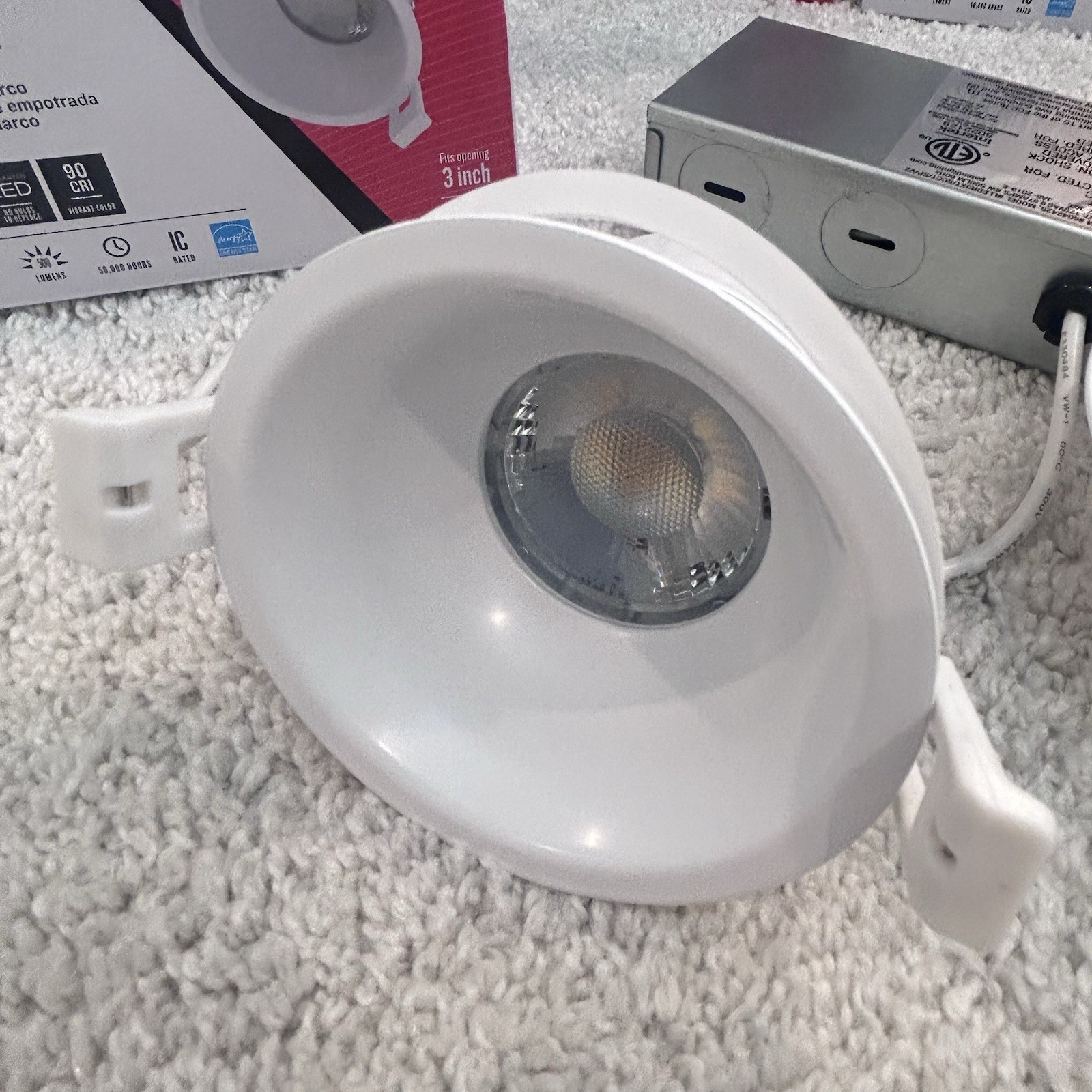 Utilitech Trimless Canless Recessed 3" Downlight LED, Retrofit 5042425 gallery