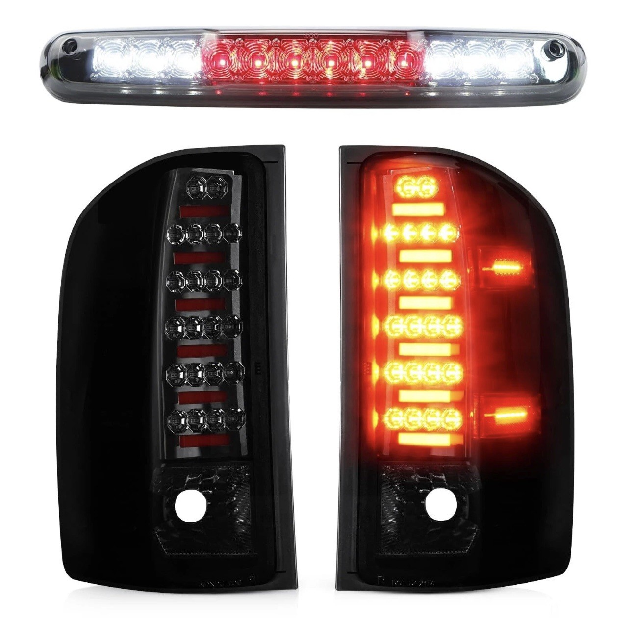 LED Tail Light Assembly + 3rd Brake Light Kit Fit for Chevy Silverado 1500 25... gallery