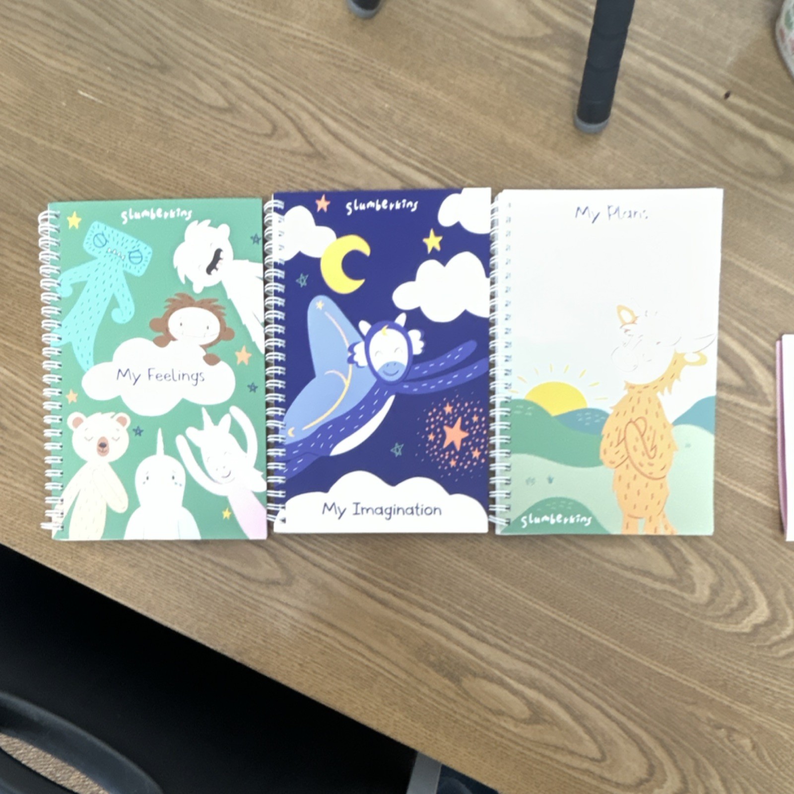 Slumberkins My Feelings journals Set 3 Spiral Bound Cartoon mental health kids gallery