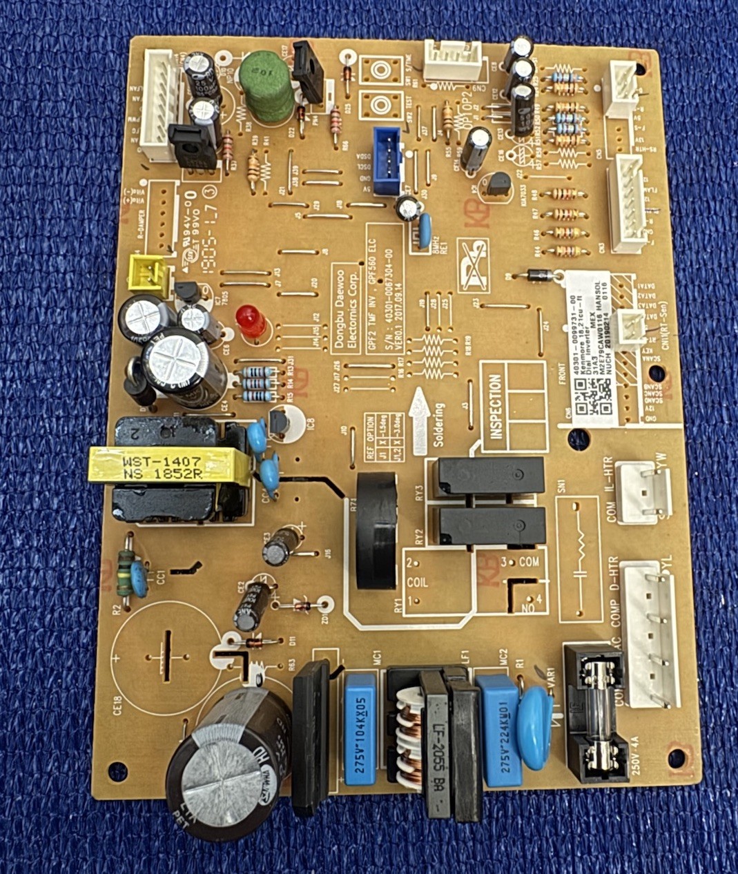 DAEWOO /KENMORE Refrigerator Main Electronic Control Board 40301-0099731-00 gallery