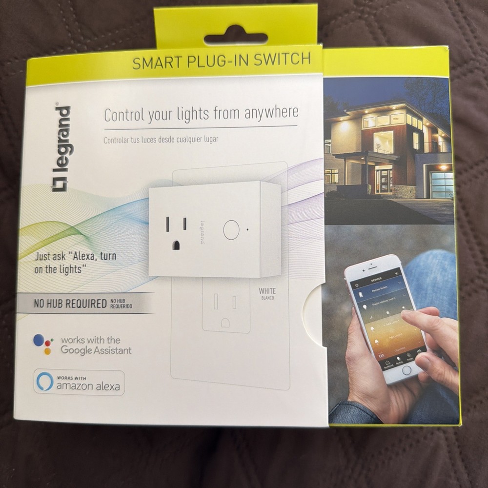 Legrand Smart Plug-In - Switch White No Hub Required *SEALED*
